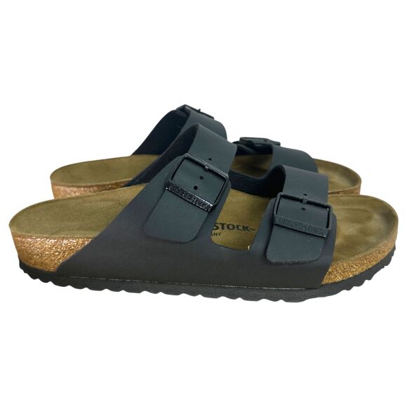Birkenstock Arizona Black Leather Sandals EU 41 Women's 10  NEW without Tags - Picture 4 of 7